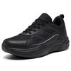 Bequeme dicke Sohle Unisex Paare klobige Sneaker neue trendige schwarze Mode vielseitig Outdoor Freizeit Sportschuhe