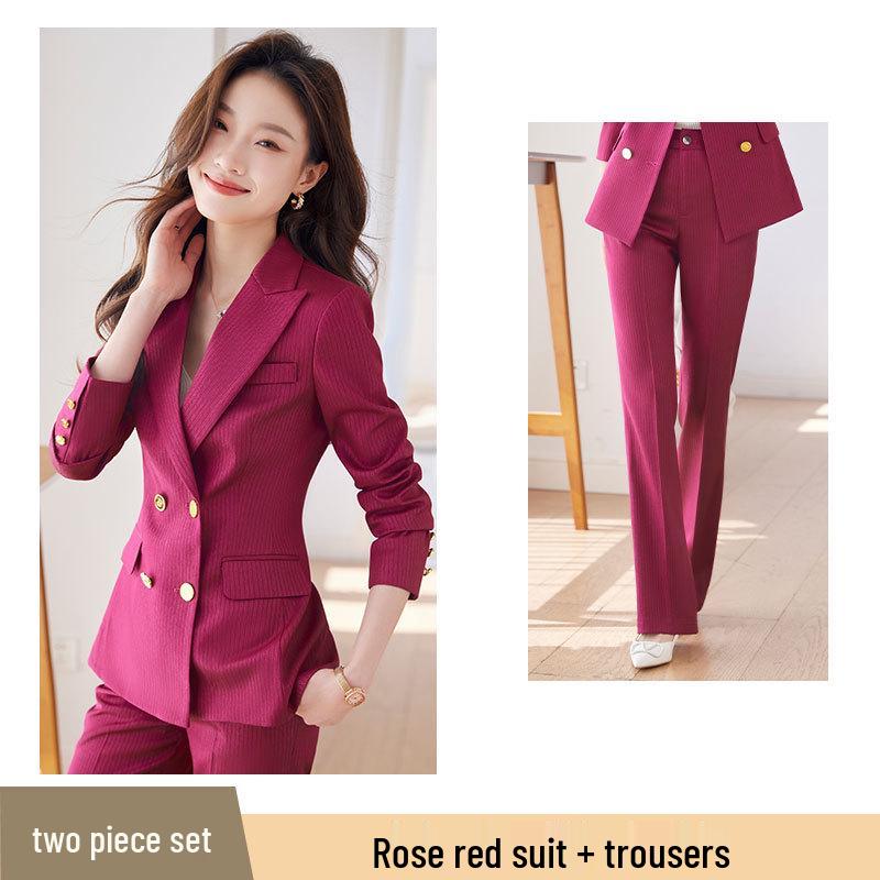 

Женский костюм: Новые весенне-осенние стили - Модный, Повседневный, Вдохновленный богиней, Профессиональный жакет уровня руководителя 4XL