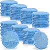 10Pcs 5inch Blue Microfiber Wax Applicator Sponge Pads - Ultra-Soft, Lint-Free - Ideal for Car Cleaning & Detail Polishing