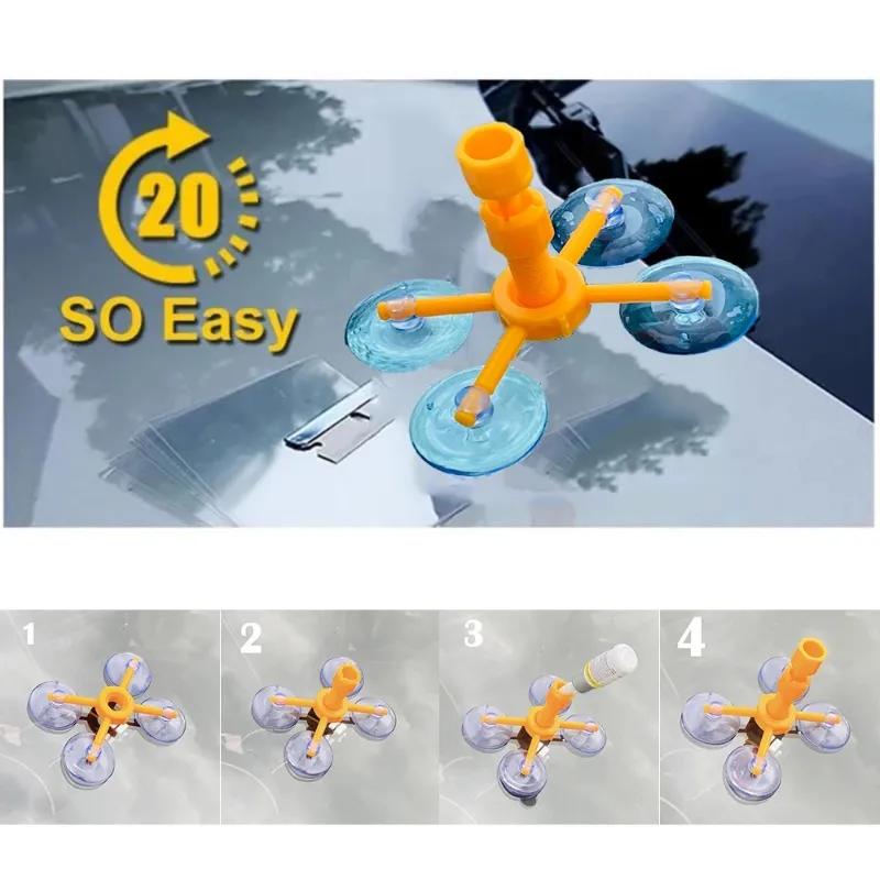 Windshield Repair Kits DIY Car Window Repair Tools Glass Windscreen Repair Fluid Tool Resin Sealer Auto Window Screen Polishing