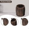 Wooden Pencil Holder Pen Cup Farmhouse Box Desk Organizer for Drawing Office Supplies
