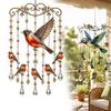 Crystal Wind Chime Hummingbird Wind Chime Crystal Pendants Suncatcher Wind Chime Garden Decor