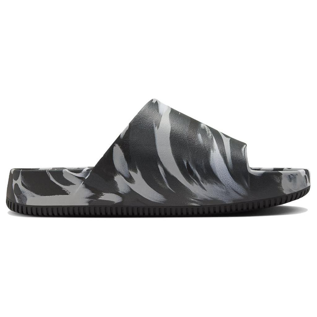 New Nike Calm Slide Marble Black Grey FV5637-001