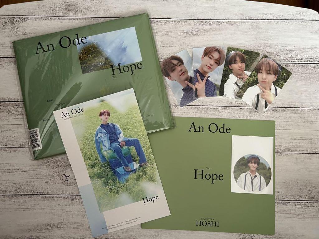 [USED] Seventeen Seventeen Album Anode Hoshi with Trading Card