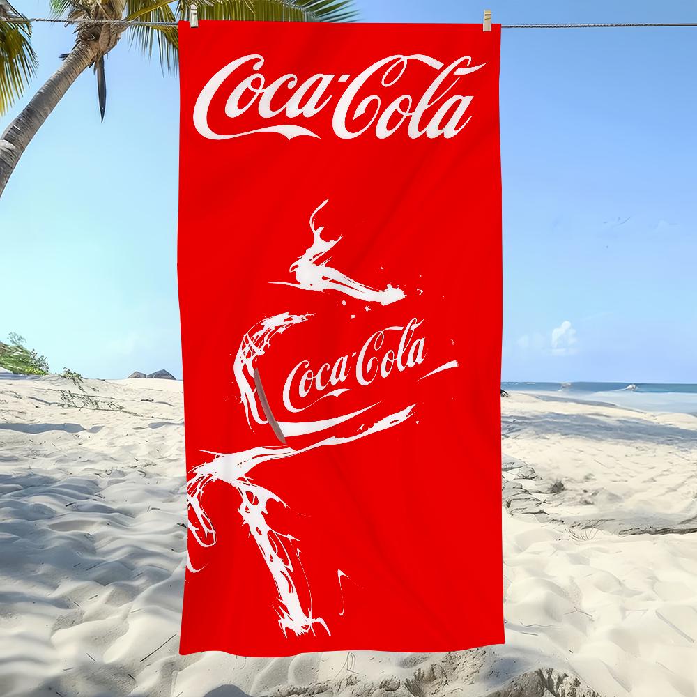 Mode C-CocaS C-Cola-S Kunst Handtuch Strand Übergröße Weich Ultra Saugfähig Schnell Trocknend Groß Pool Reise Camping Badezimmer