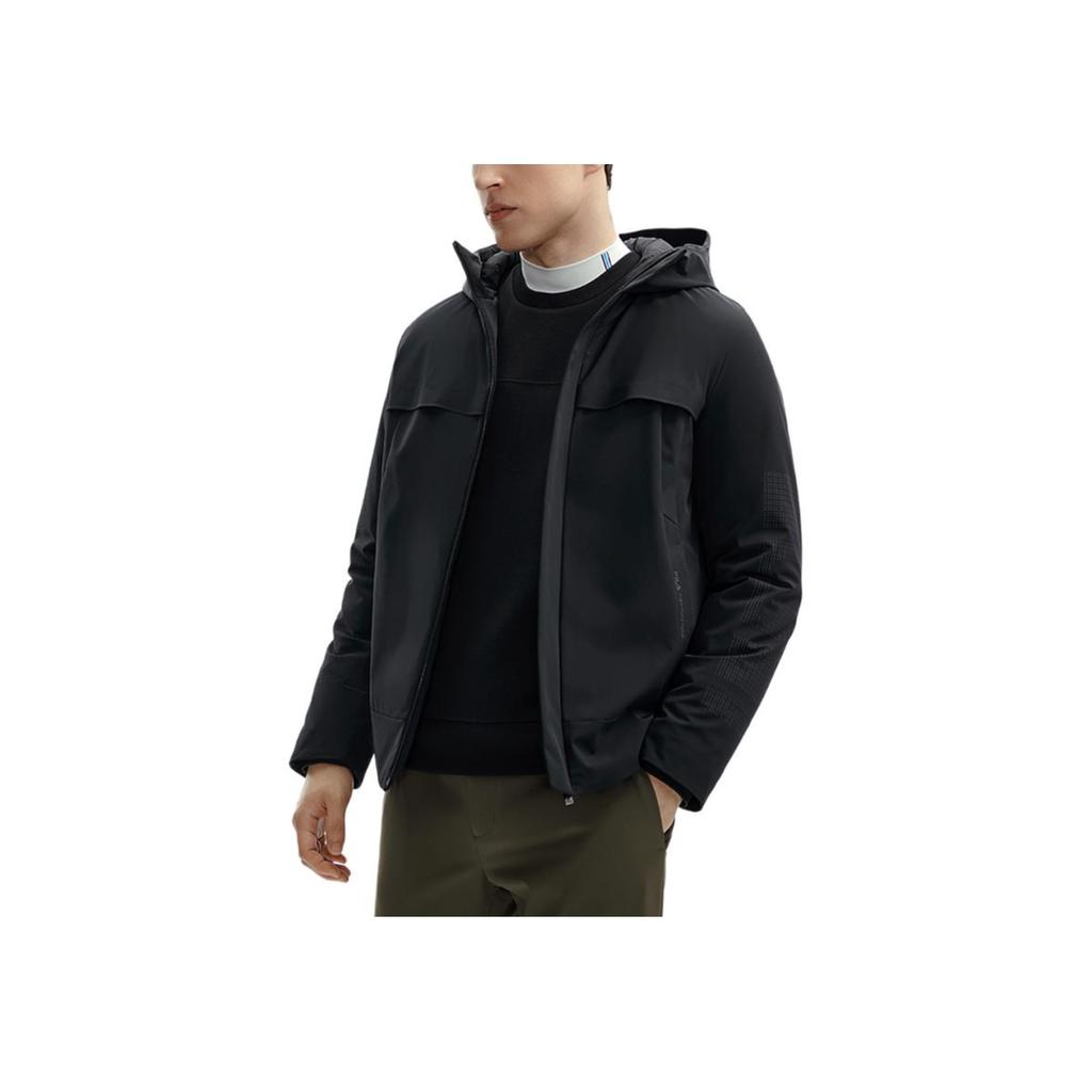 New FILA Puffer Jacket Men's Jet Black F11M412901F-BK