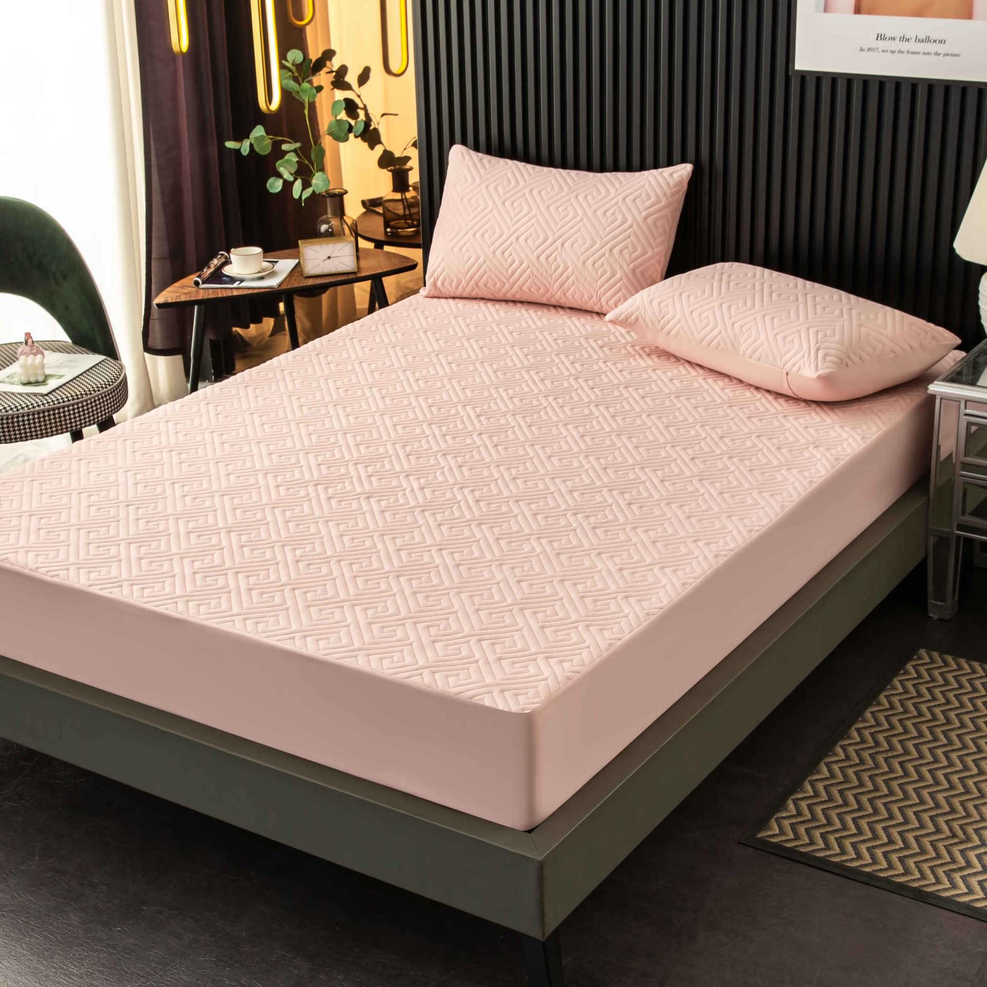 

Водонепроникне та непроникне для сечі стьобане простирадло - захист матраців для матері та дитини 90*120 single fitted sheet