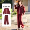 QianLian Women's Autumn/Winter Hooded Tracksuit Set