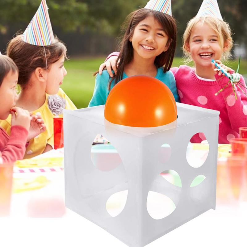 11 Holes Balloon Sizer Box PP Square Balloon Measurement Tool For Balloon Arches