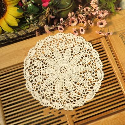 Round Table Mat Vintage Crochet Placemet New Wedding Event Decor