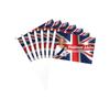 10pcs Queen Elizabeth II Platinums Jubilee Flags On Stick Queen Enthronement Union Jack Hand Held
