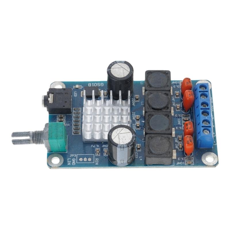 2x50W Double Channel Digital Power Sound Amplifier Board TPA3116D2 12-24V Power Amplifier Module for Home Theater