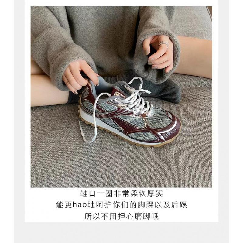 

Lace Forrest Gump shoes women s sports shoes soft leather 2025 new popular German training shoes platform mesh running casual shoes 40 бордовий