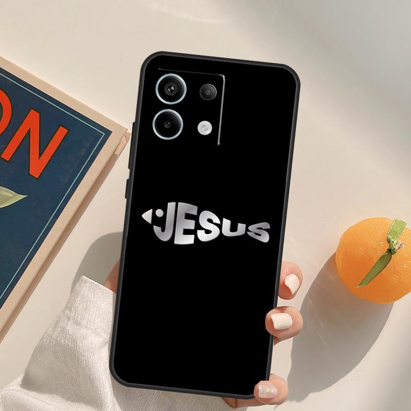 Fish Symbol Jesus Christ Christian Funda For Xiaomi Redmi Note 14 13 Pro 9 10 11 12 9S 10S 11S 12S Redmi 13C 10C 12C 14C Case