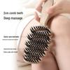Pine Cone Boar Bristle Hairbrush: Volumizing & Smoothing Comb with Massage Head for Women