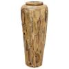 Day and Night - Day and Night Decorative Vase Made of Solid Teak Wood 40x100 Cm