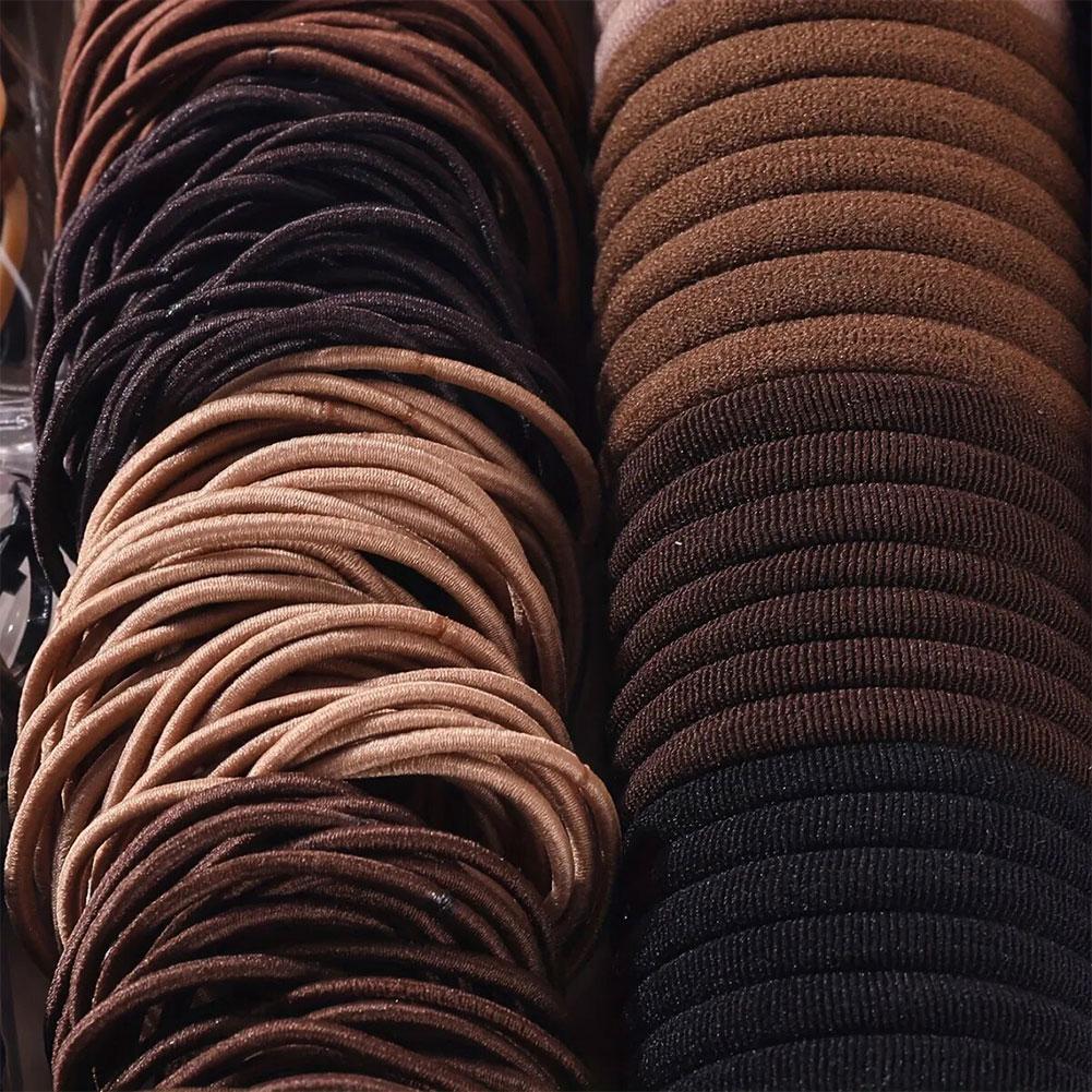 1109Pcs Dark Hair Accessories For Woman Set Seamless Ponytail Holders Variety Hair Scrunchies Hairbands Scrunchy Hair Ties