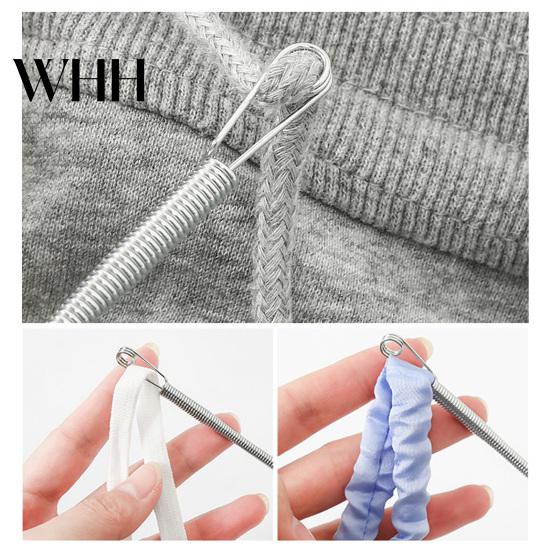 Starkes Seil Einfädelwerkzeug Feder Kordelzug Einfädler Biegsamer DIY Clip Flexibel für Hoodies Shorts Hosen Ersatz Hoodie