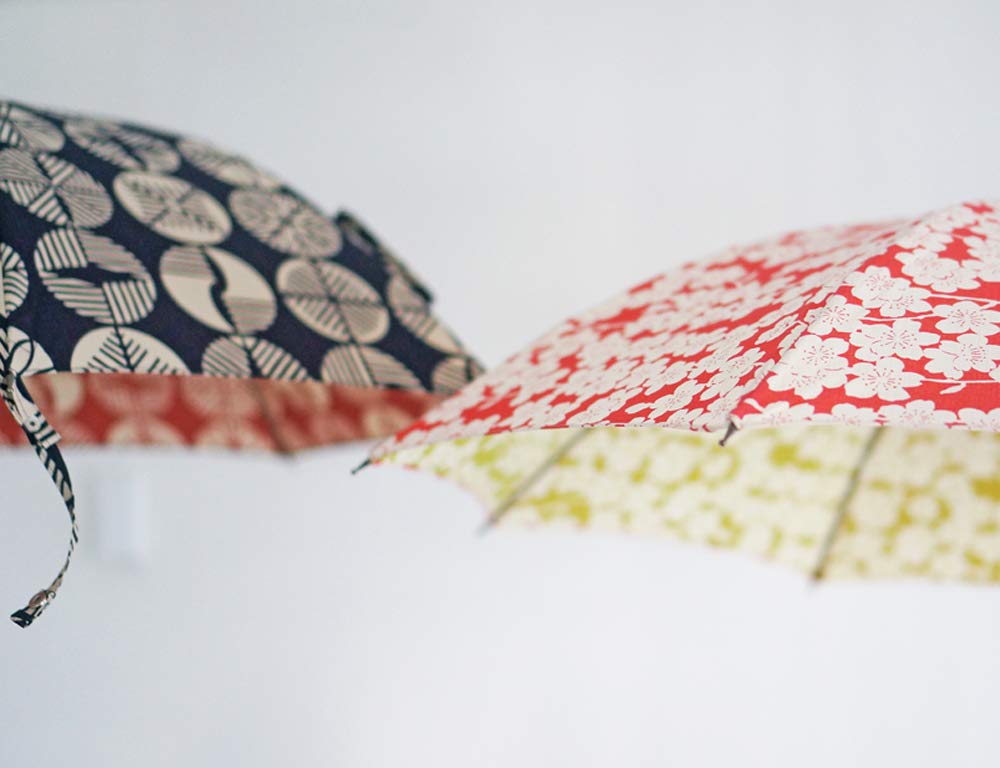 Made in Isa Pattern Folding Suitable for both sunny and rainy folding Furoshiki wrapping Japanese UV Komiya Shoten Japan, Umbrella, 50cm, days,