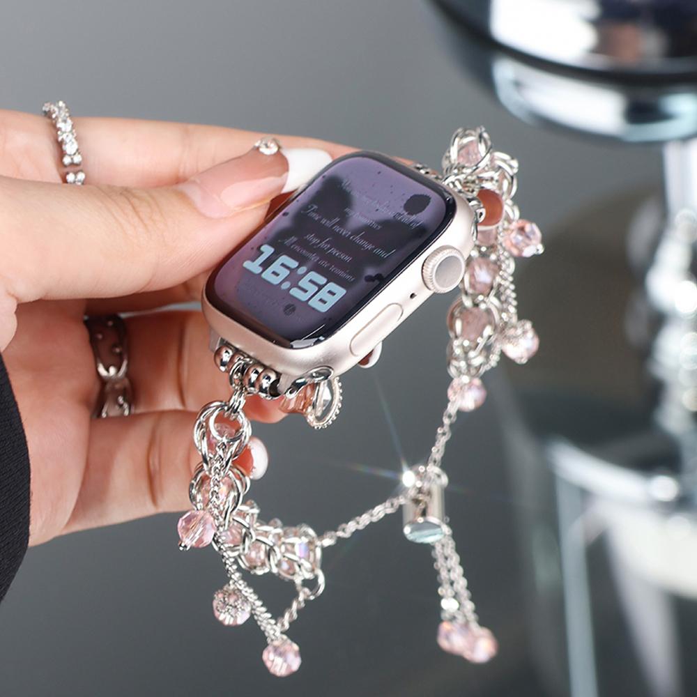 18mm 20mm 22mm Damenarmband für Samsung Galaxy 6 5 4 40mm 44mm 6/4 Classic Active 2 Schmuckband für Huawei GT4 41mm Amazfit GTS4