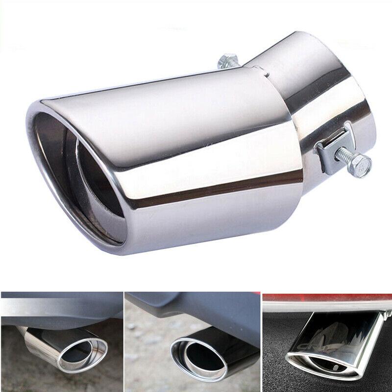 DSYCAR 1Pcs Universal Stainless Steel Car Exhaust Tail Muffler Tip Pipe for Car-styling Decoration DIY Accessories