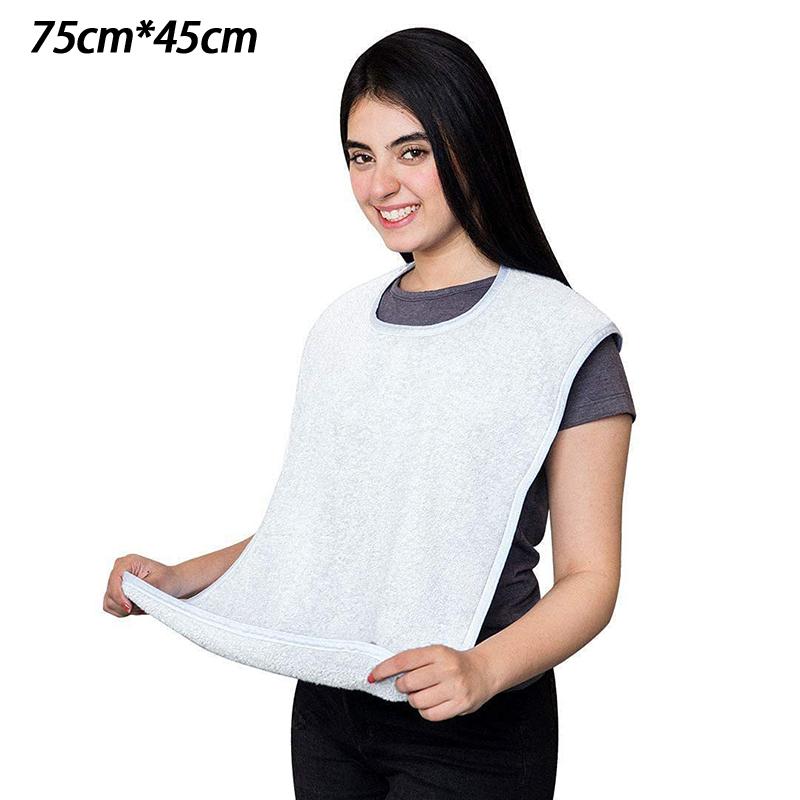 

Stain-resistant Dining Apron With Pockets A Bib For Elderly Care Mealtime Assistance And Rehabilitation. one size