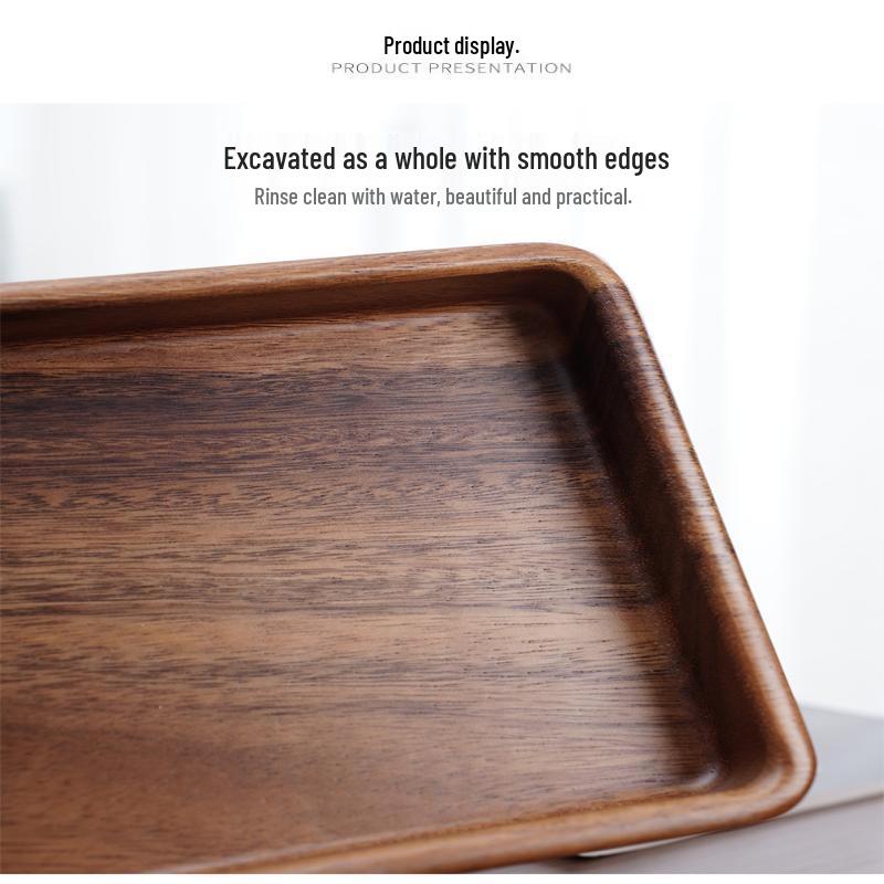 ZISIZ Walnut Wood Serving Tray
