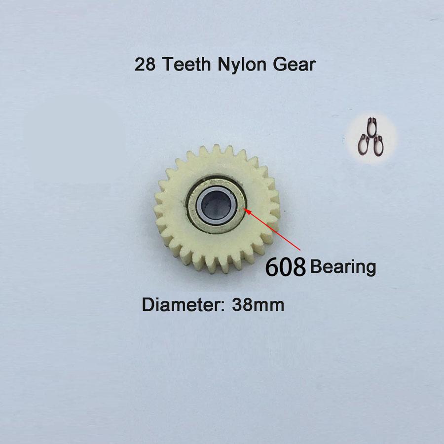 27T 28T 31T 36 Tooth Electric Car Nylon Gear for Electric Lithium Power Folding Car Motor Electric Bicycle