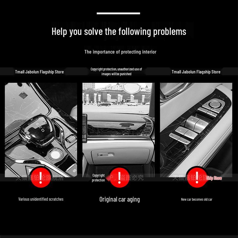Compatible Li Auto L9 LIVIS Rear AC and Control Screen Protection Films for 26 Models