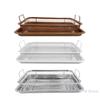 Baking Tray Oil Frying Baking Pan Stainless Steel Non-stick Chips Basket Baking Dish Grill Mesh Square Frying Colander
