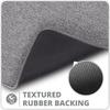 Weaving Jacquard Bathroom Mat Anti Slip Rubber Bottom Absorbent Pad Easy To Clean Anti Slip and Dirt Resistant Toilet Cushion Home Bathroom Set