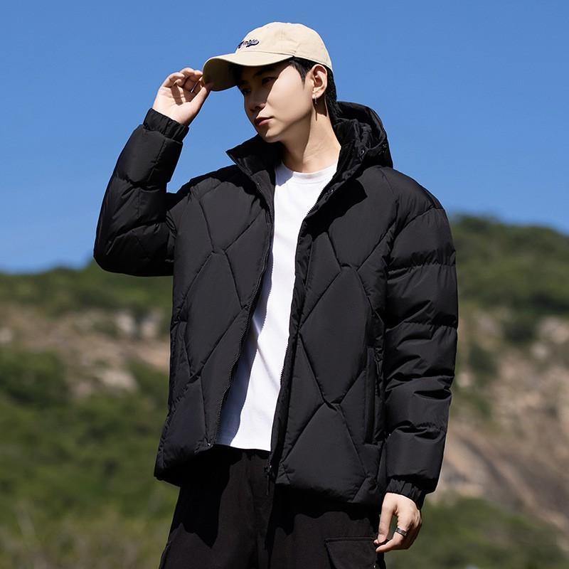 2026 Winter Padded Jacket Men Women Thick Hooded Workwear Outdoor Coat