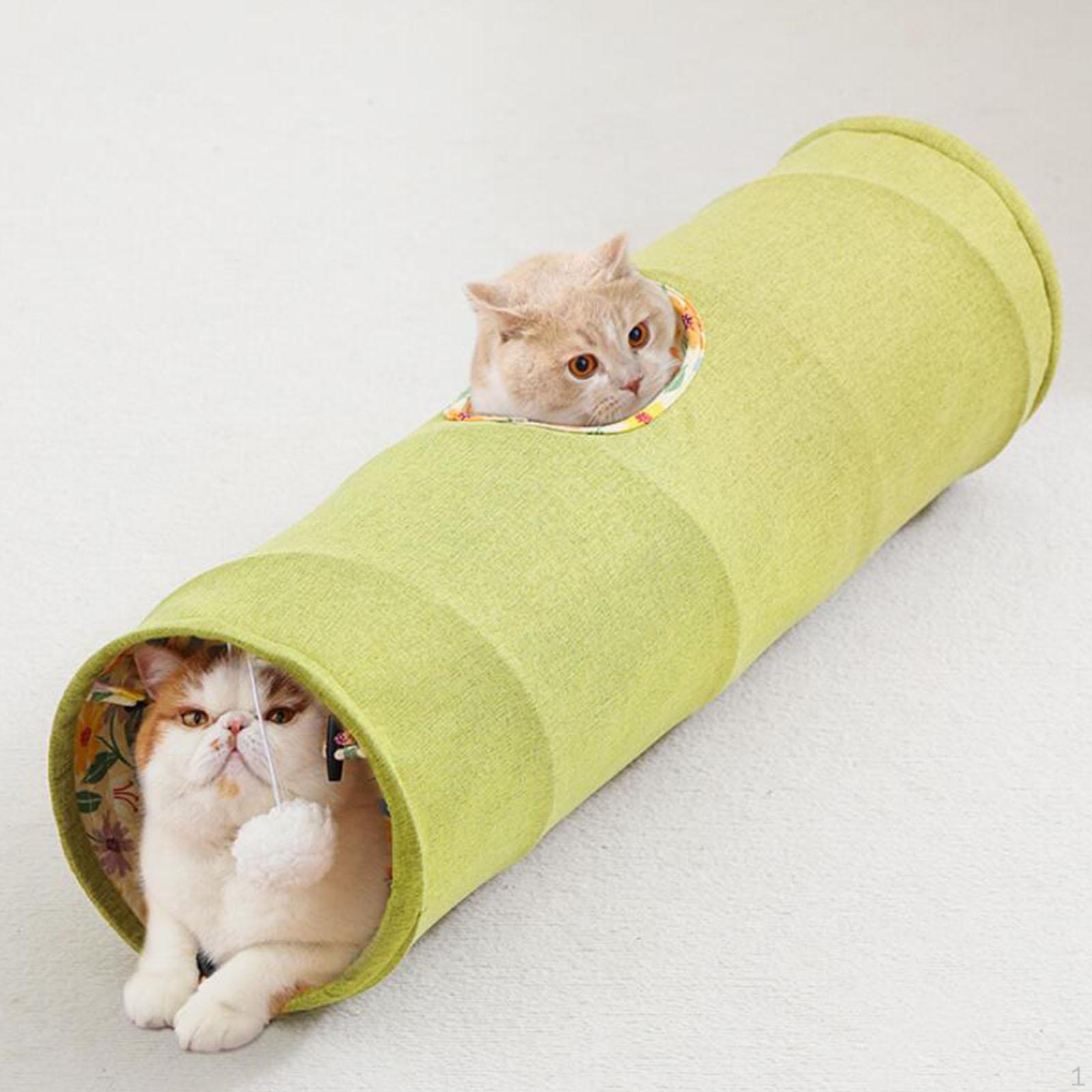 

Центр активности Cat Tunnel Kitty Training Легкий вес с игрушкой-мячом для кошек зелёный