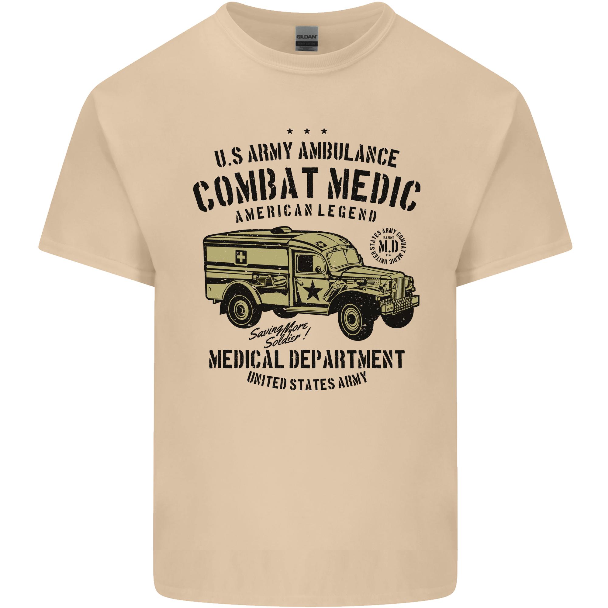 Army Ambulance Military Paramedic Medic Unisexs Light Cotton TShirt S