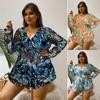 2024 European & American Plus Size Sexy Split Bikini 3-Piece Swimsuit for Women