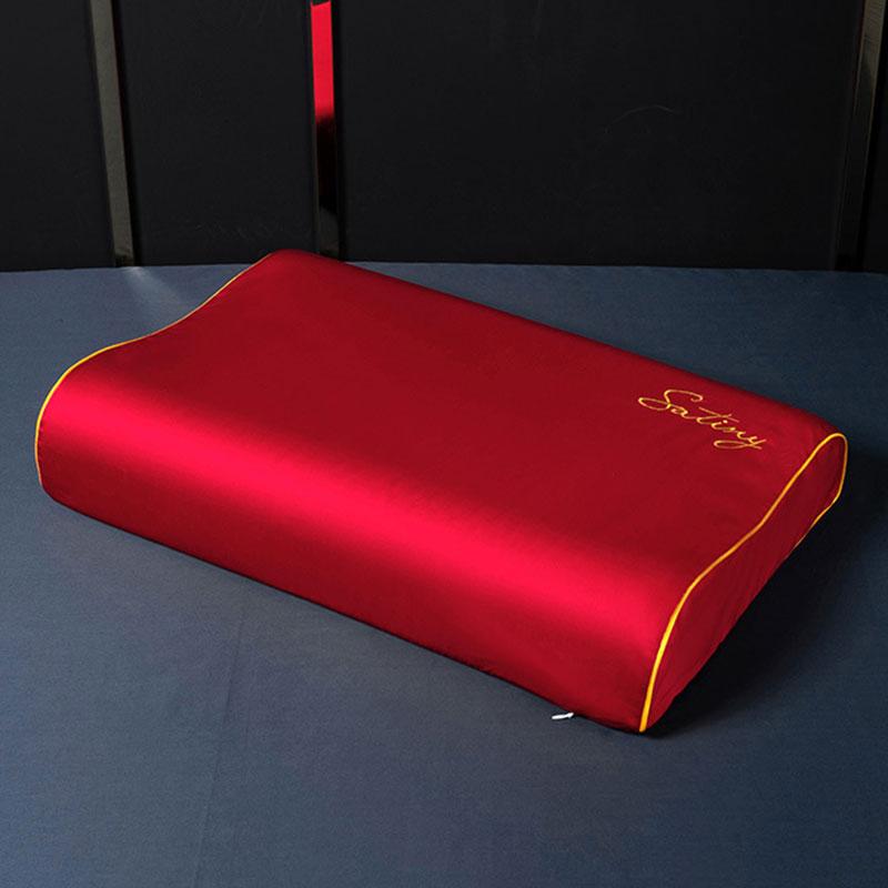 30x50/40x60cm Cotton Pillowcase Memory Foam Bed Orthopedic Latex Pillow Cover Sleeping Pillow Protector Pillowslip Bedding Set