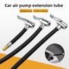 For STONEGO Car Tire Inflator Hose Inflatable Air Pump Extension Tube Adapter Twist Tyre Connection Locking Air Chuck