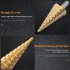 1/4" Hex Shank Step Drill Bit 4-12mm/4-20mm/4-32mm Cone Titanium Coated Metal Hole Cutter HSS High Speed Steel Quick Change