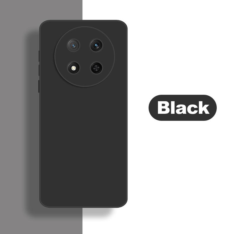 

Чехол для Honor Magic7 Lite Чехол для Honor Magic7 Lite X9c Мягкий Жидкий Силиконовый Бампер Защитные Чехлы для Телефона На Magic 7 Lite Funda For Honor X9c чёрный