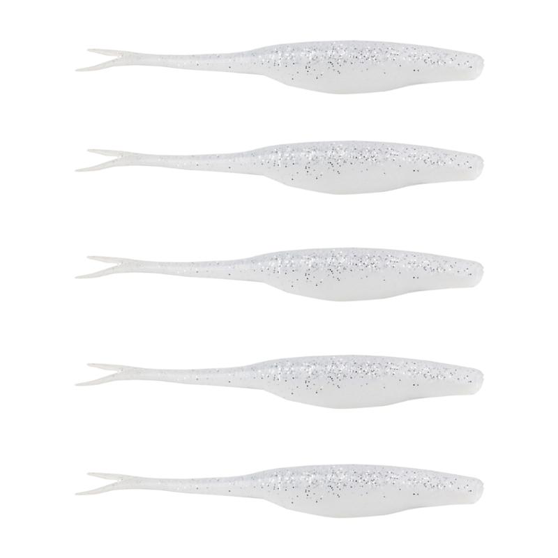 5Pcs Slightly Split Tail Swimbaits Floating Fishing Lure Soft Artificial Baits Fishing Accessories Easy To Use