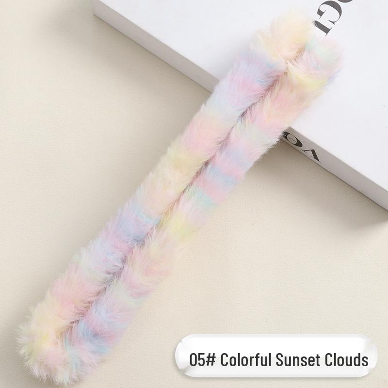 Faux Rabbit Fur Pipe Cleaners - 25mm Thick, Dense, Handmade DIY Puppy Hair Strips