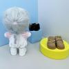 niannyyhouse 10cm Plush Toy Leather Shoes - Cotton Doll Shoes - Shoe Length Approx. 3.8cm - Dress-up Doll Accessory (a-1)