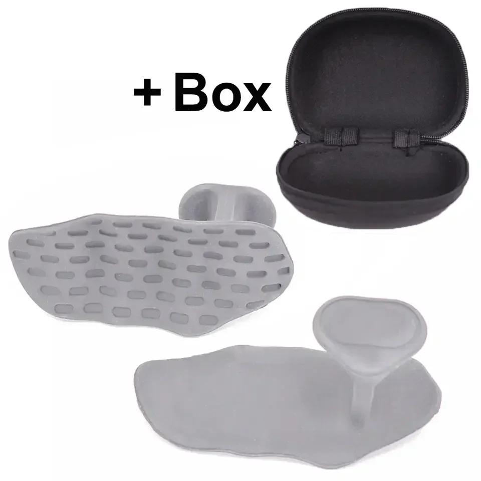 Silicone Palm Grip Pull Up Grips for Weightlifting Honeycomb Elastic Finger Anti-slip Glove Home Gym Fitness Equipment 1Pair