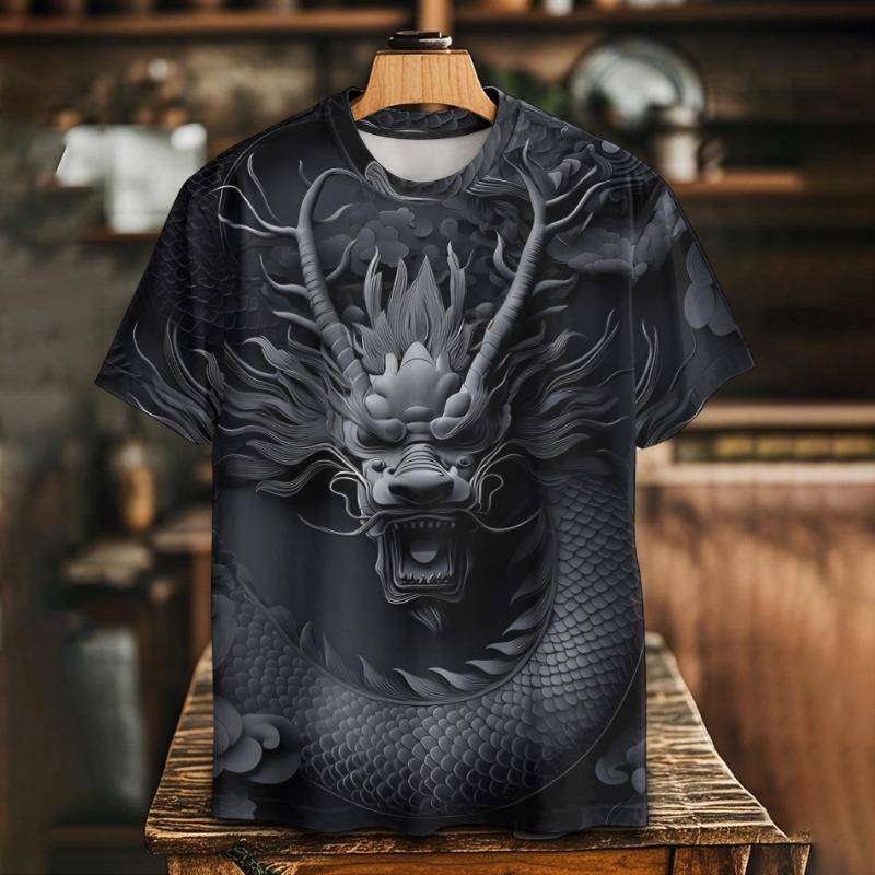 

Longying T-shirt Summer Simple Camouflage Straight Fashion Tube Short Sleeved Shirt S