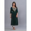 Women Rayon Ethnic Embroidered Kurta Party Wear Bollywood Top Tunic Kurti Dress VF-20207