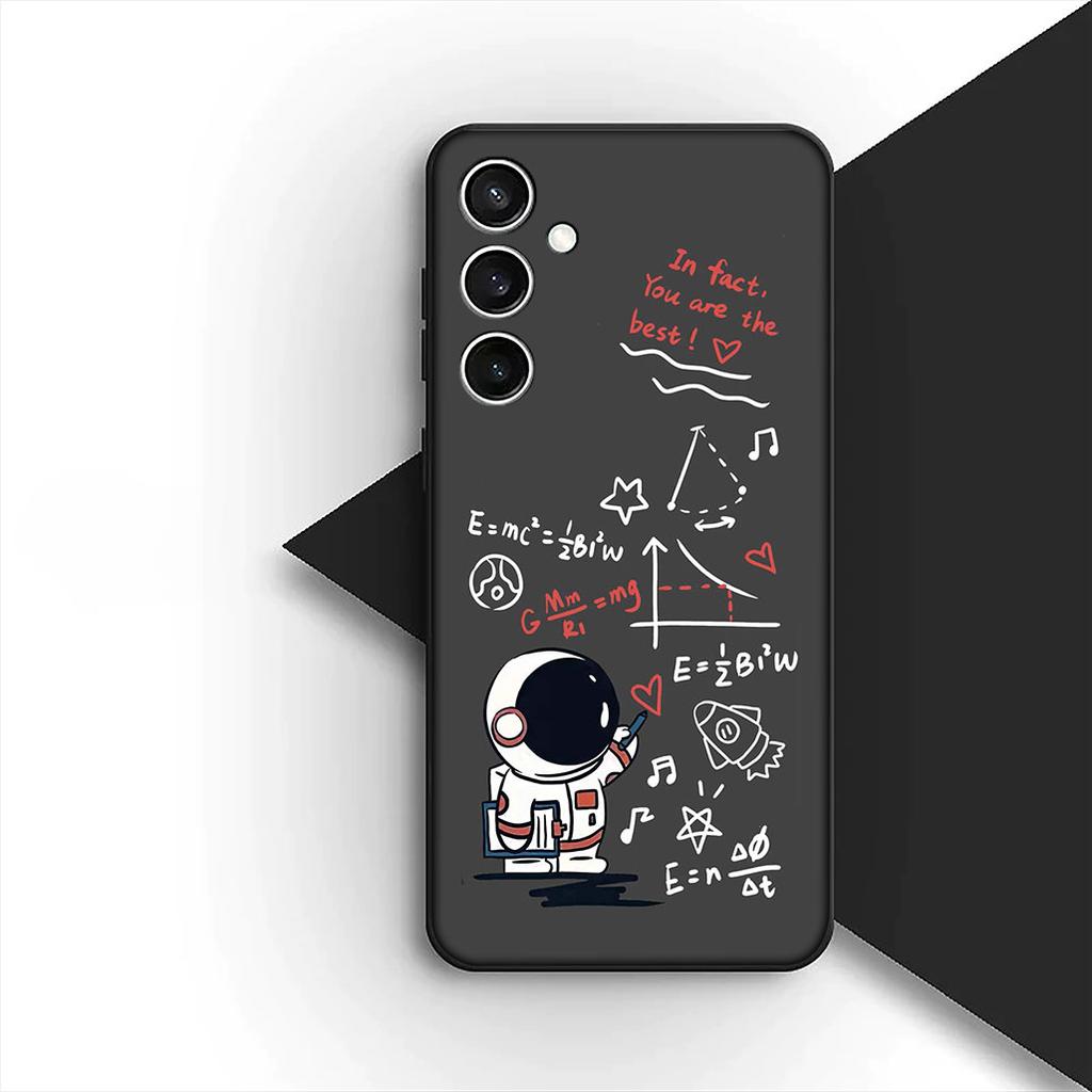 Phone Case Moon Astronaut Stars Art Casing for Apple iPhone 17 Air 12 13 Pro Max Mini ProMax XR 7 8 Plus X 7+ 8+ Funda Cover