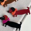 Popular Acetate Dachshund Hair Clip Fun Sausage Dog Hair Clip for All Ages Lovely Hair Barrettes Side Hair Styling Clip