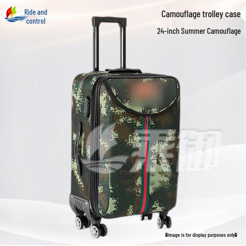 Military Style Camouflage Rolling Luggage