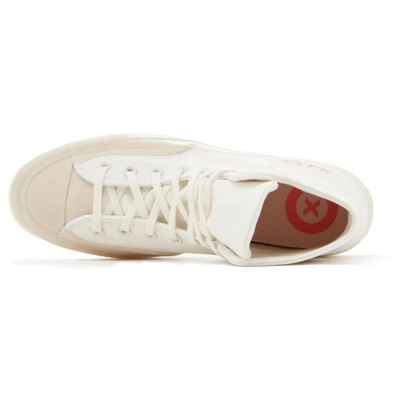 Converse Chuck 70 Marquis Non-Slip and Abrasion Resistant High-Top Board Shoes Unisex White Brown