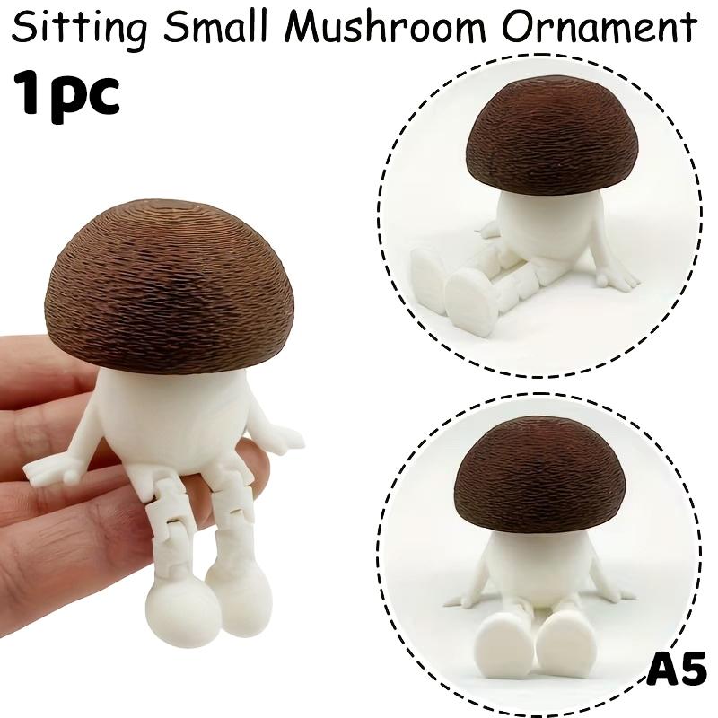 

3D Printed Rabbit Ornament With Movable Joint Posable Doll Figure Fox Bear Hippo Statue Desktop Decor Holiday Gift Easter Decor A5